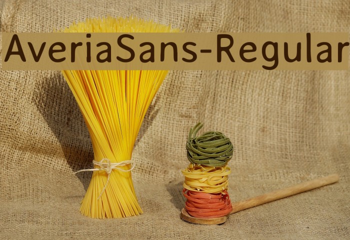 AveriaSans-Regular Font examples
