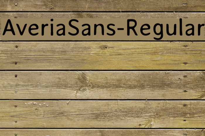 AveriaSans-Regular Font examples