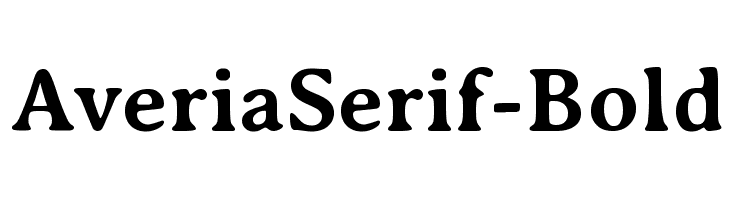 AveriaSerif-Bold Font