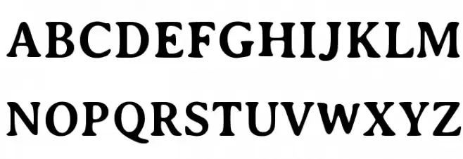 AveriaSerif-Bold Font UPPERCASE