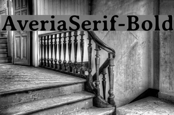 AveriaSerif-Bold Font examples