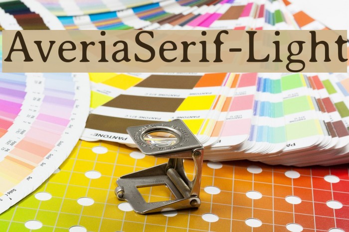 AveriaSerif-Light Font examples