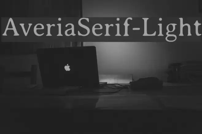 AveriaSerif-Light フォント examples