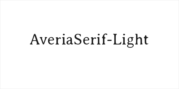 AveriaSerif-Light Logo