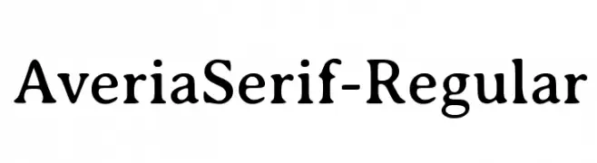 AveriaSerif-Regular  Fuentes Gratis Descargar