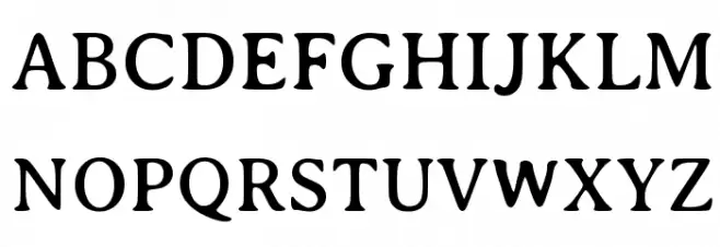 AveriaSerif-Regular 字体 大写