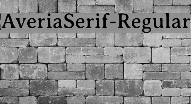AveriaSerif-Regular  examples