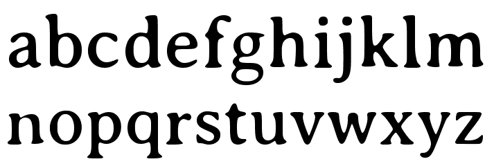 AveriaSerif-Regular Font LOWERCASE