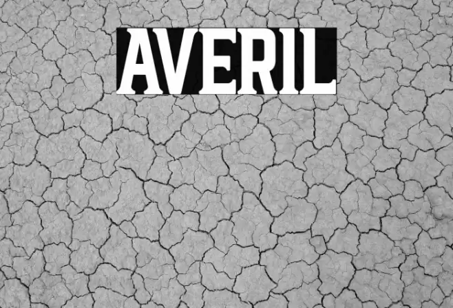Averil Font examples