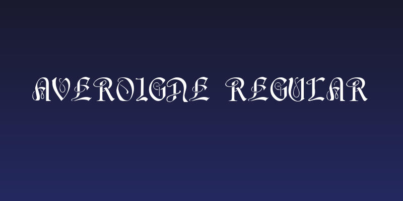 Averoigne Regular Social Header