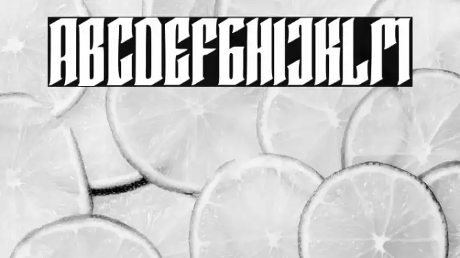 Averoos Font examples