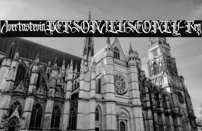 AvertasteviaPERSONALUSEONLY-Reg Font examples