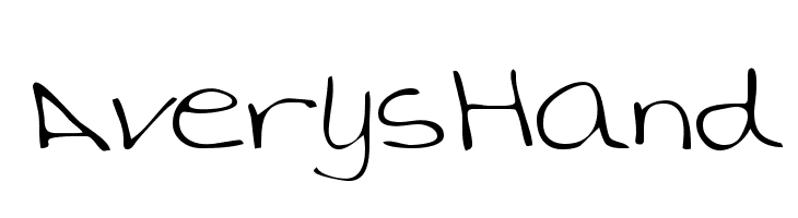 AverysHand Font