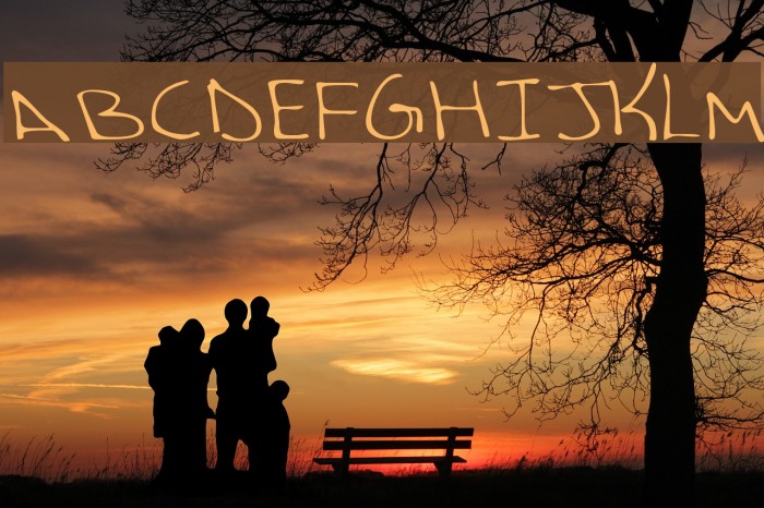 AverysHand Font examples