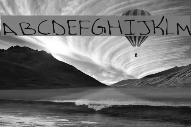 AverysHand Font examples