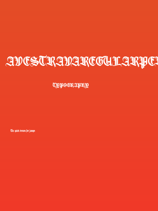 AvestravaRegularPersonalUseOnly Poster