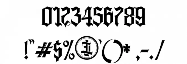 AvestravaTattooPersonalUseOnly Font OTHER CHARS