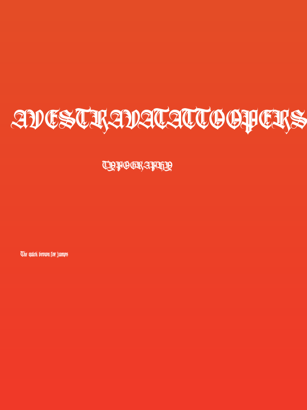 AvestravaTattooPersonalUseOnly Poster