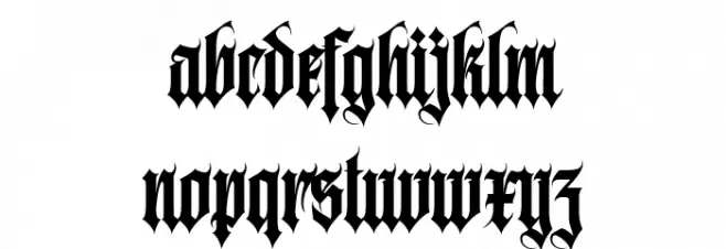AvestravaTattooPersonalUseOnly 字体 小写
