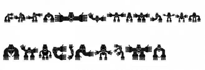 Aveto Regular 字体 大写