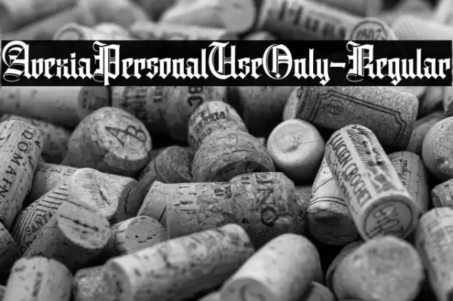 AvexiaPersonalUseOnly-Regular Font examples