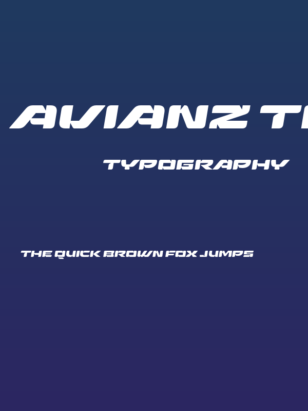 Avianz Trial Poster