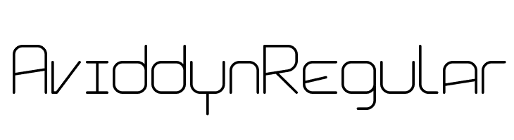 Aviddyn Regular  Frei Schriftart Herunterladen