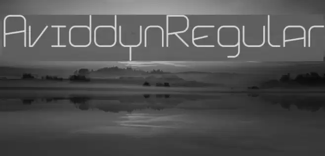 Aviddyn Regular Font examples