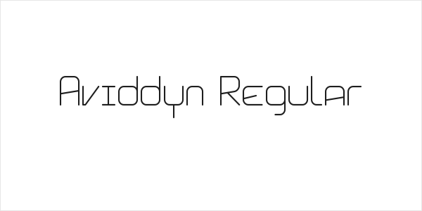 Aviddyn Regular Logo