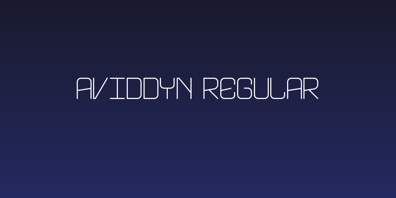 Aviddyn Regular Social Header