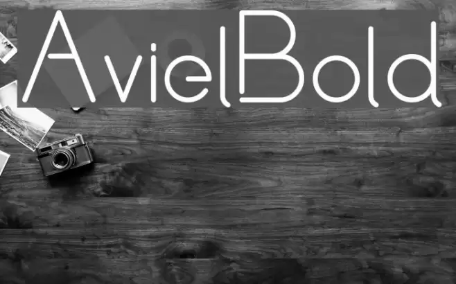 Aviel Bold Font examples