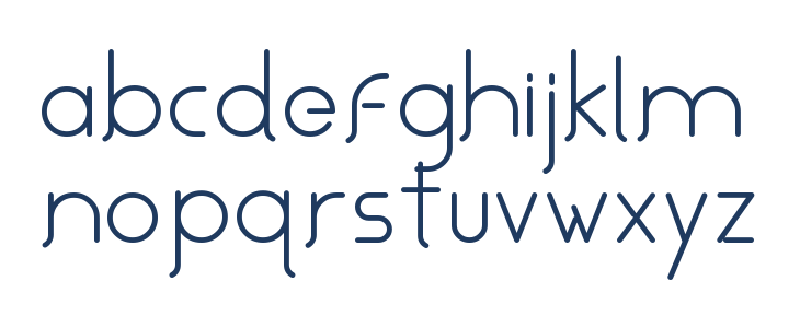 Aviel Bold Lowercase