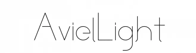 Aviel Light  baixar fontes gratis