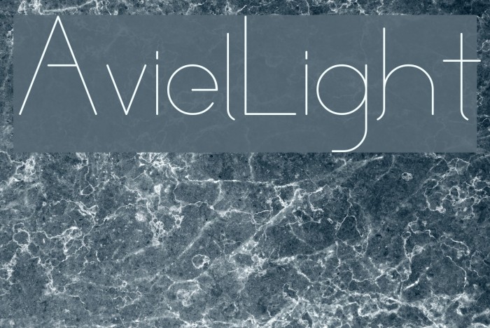 Aviel Light Font examples