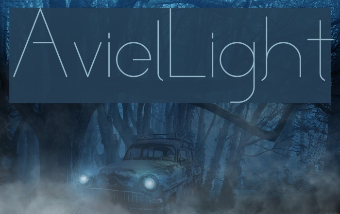 Aviel Light Font examples