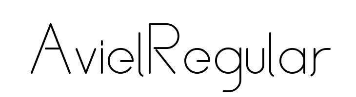 Aviel Regular  font caratteri gratis
