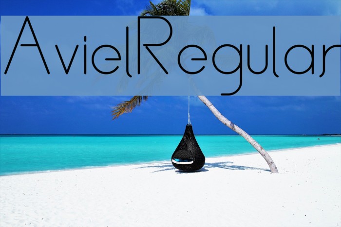Aviel Regular Font examples