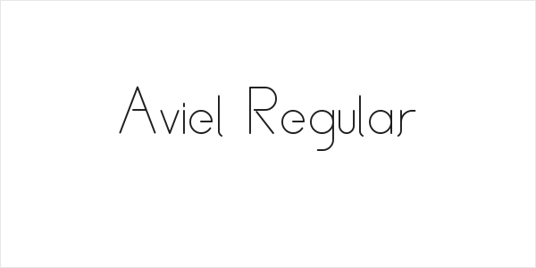 Aviel Regular Logo