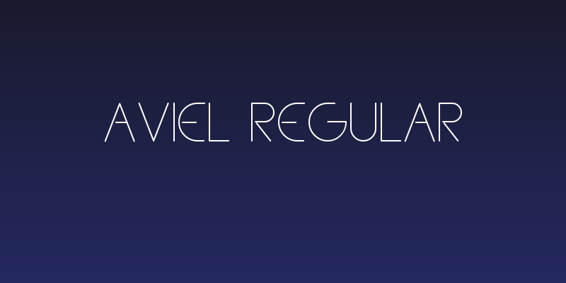 Aviel Regular Social Header