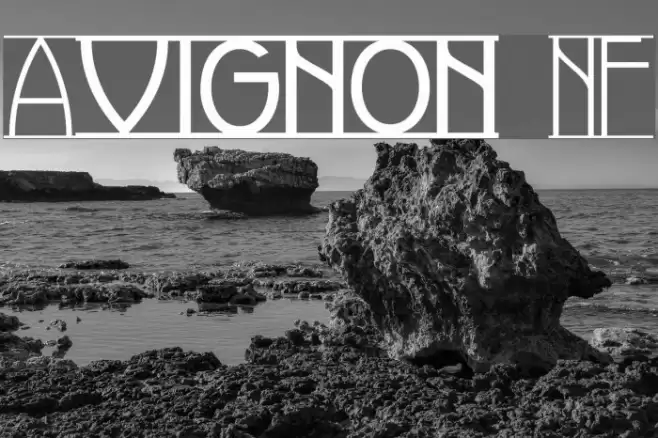 Avignon NF Font examples