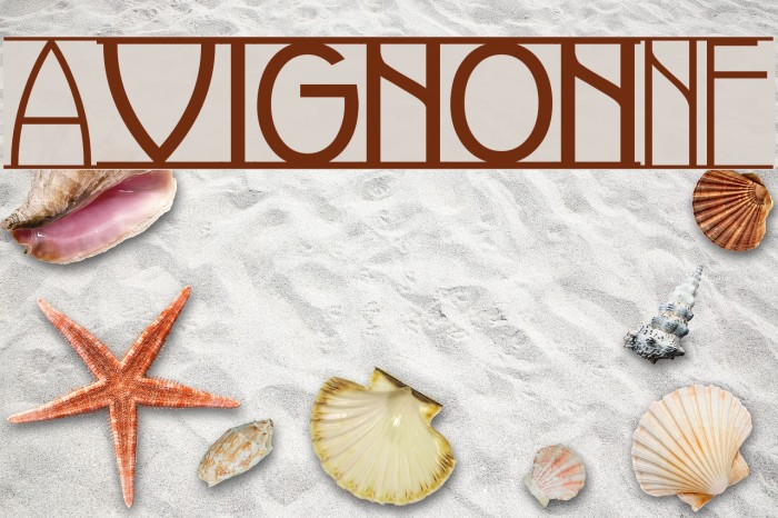 AvignonNF Font examples