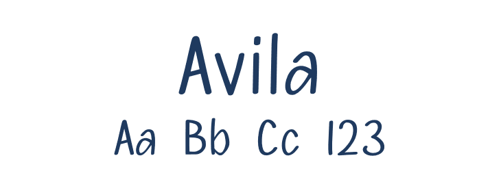 Avila Font Preview