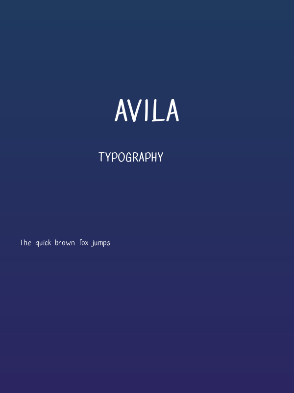 Avila Poster
