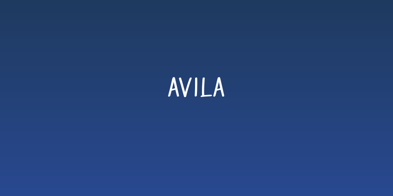 Avila Social Header