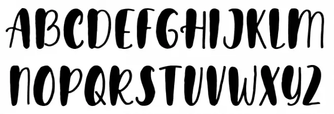Avinda Schriftart Groß