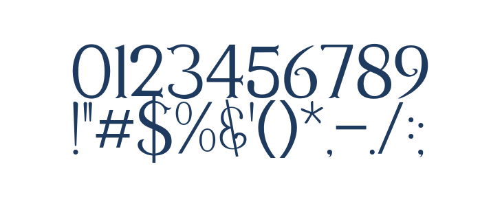 AvinsBake-Regular Other Characters