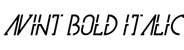 Avint Bold Italic  les polices de caractères gratuit tlcharger