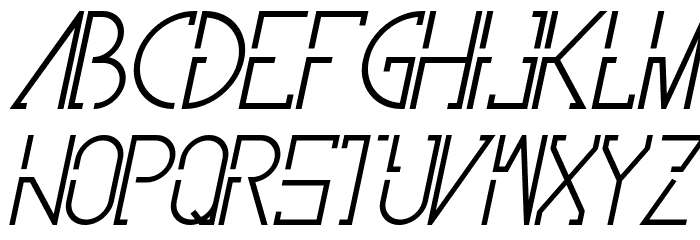 Avint Regular Italic Font LOWERCASE