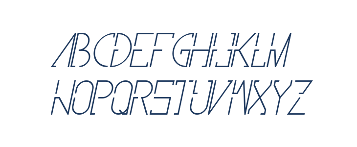 Avint Thin Italic Lowercase