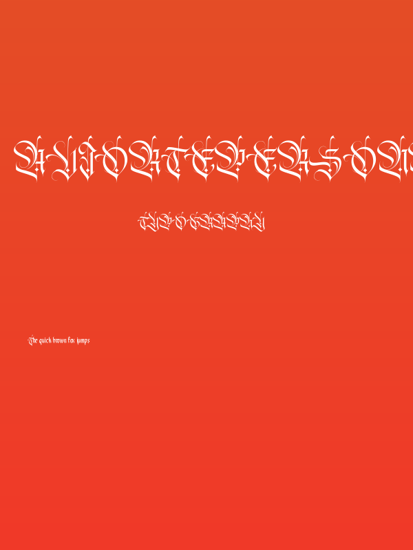 AviortePersonalUseOnly-Regular Poster